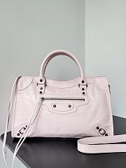 Balenciaga Le City Bag Medium in Light Pink Arena Lambskin - 38x24x13cm - 1