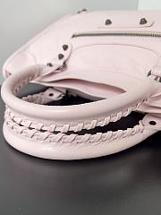 Balenciaga Le City Bag Medium in Light Pink Arena Lambskin - 38x24x13cm - 4
