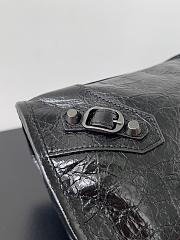 Balenciaga Le City Bag Small in Black Arena Lambskin - 29.9x19.1x9.9cm - 3