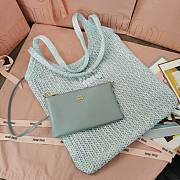 Miumiu Ivy Sequin Mesh Bag 5BG231 Anise - 40x35cm  - 3