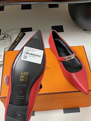 Hermes Kelly Ballet Flat Red - 4