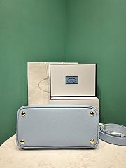 Prada Small Prada Double Saffiano Leather Bag 1BG443 Blue - 25x12.5x18.5cm - 6