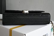 Chanel Clutch With Chain With Handle Grained Calfskin Black Gold Hardware - 18x10x4.5cm - 2