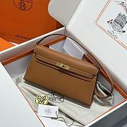 Hermes Elan Bag Cognac Gold 28cm - 2