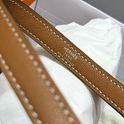 Hermes Elan Bag Cognac Silver 28cm - 4