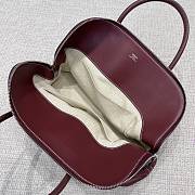 Hermes Bolide Bag Swift Leather Silver Red 35cm - 2