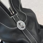 Hermes Bolide Bag Swift Leather Silver Black 35cm - 6