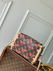 LVxTM Side Trunk MM Cherry Monogram M14278 - 23.5x16x8.5cm - 5