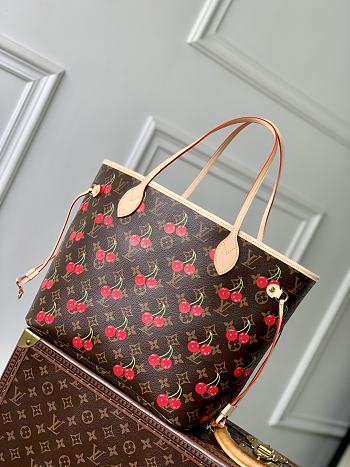 LVxTM Neverfull MM Cherry Monogram M13263 - 31x28x14cm