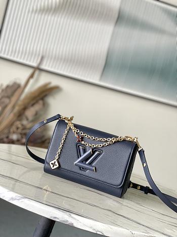 LV Twist MM Slim Other Leathers Navy M14342 - 23x16x8cm