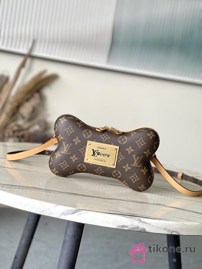 LV Bone Wearable Wallet Monogram Canvas M12615 - 24x14x6cm - 1