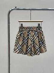 Burberry Kids Check Cotton Shorts in Sand - 1