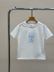Gucci Children's Printed Cotton T-shirt in White 18508 - 5