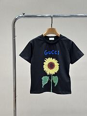 Gucci Children's Printed Cotton T-shirt in Black 18510 - 3
