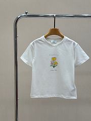 Gucci Children's Printed Cotton T-shirt in White 18511 - 1