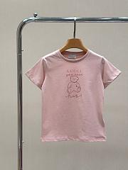 Gucci Children's Printed Cotton T-shirt in Pink 18515 - 5