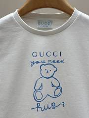 Gucci Children's Printed Cotton T-shirt in White 18516 - 4