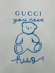 Gucci Children's Printed Cotton T-shirt in White 18516 - 2