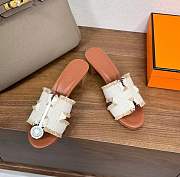 Hermes Oasis Sandal Beige/Natural 5cm - 3