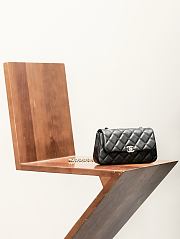 Chanel Flap Phone Hordel With Chain Black - 20x11x5.5cm - 6