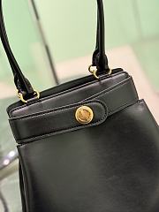 Prada Medium Prada Carey Leather Bag Black 1BG567 - 31×28×5cm - 4