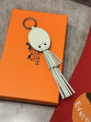 Hermes Poulpe Key Ring Light Green - 1