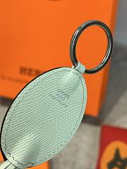 Hermes Poulpe Key Ring Light Green - 5