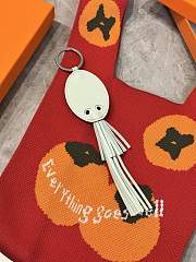 Hermes Poulpe Key Ring Light Green - 2