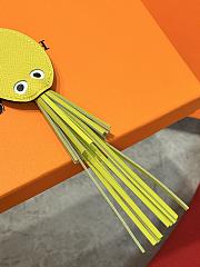 Hermes Poulpe Key Ring Yellow - 4