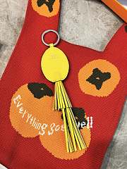 Hermes Poulpe Key Ring Yellow - 5