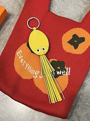 Hermes Poulpe Key Ring Yellow - 3