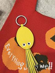 Hermes Poulpe Key Ring Yellow - 2