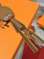 Hermes Poulpe Key Ring Cognac - 4