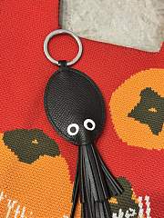 Hermes Poulpe Key Ring Black - 5