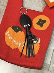 Hermes Poulpe Key Ring Black - 4