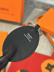 Hermes Poulpe Key Ring Black - 3