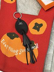 Hermes Poulpe Key Ring Black - 2