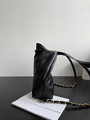 Chanel Large Backpack Calfskin Gold Tone Metal Black - 33.5x28x10.5cm - 6
