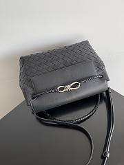 Bottega Veneta Small Andiamo Messenger Black - 29x20x13cm - 3