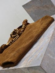 YSL Amalia in Suede Warm Caramel Cognac - 50x42x1cm - 2