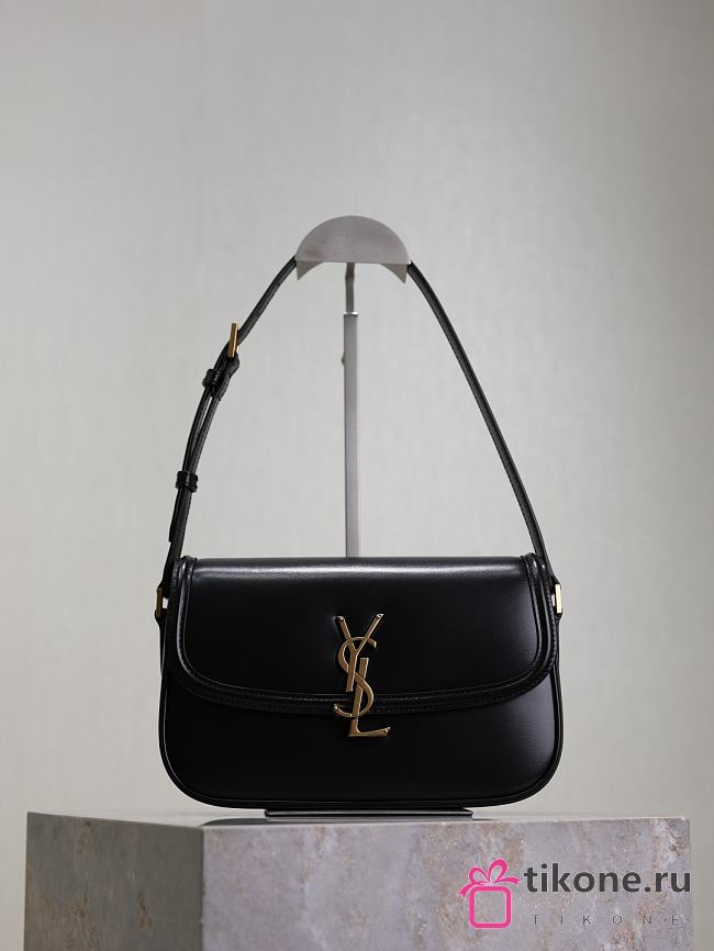 YSL Solferino Medium In Box Saint Laurent Black - 24.5x15x8.5cm - 1