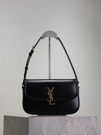YSL Solferino Medium In Box Saint Laurent Black - 24.5x15x8.5cm