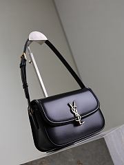 YSL Solferino Medium In Box Saint Laurent Black - 24.5x15x8.5cm - 5