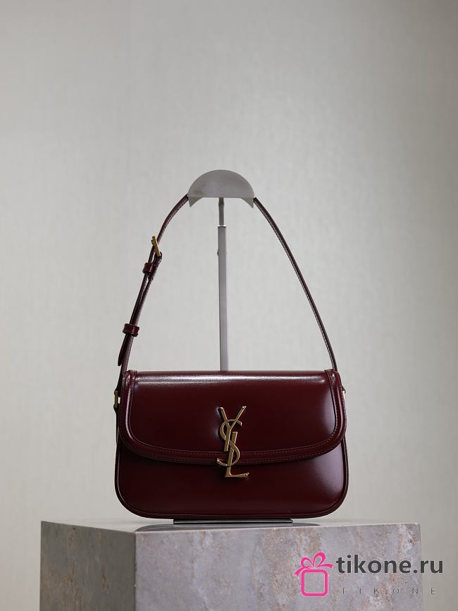 YSL Solferino Medium In Box Saint Laurent Red - 24.5x15x8.5cm - 1