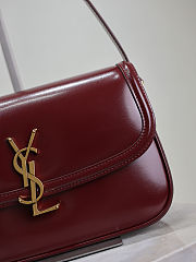 YSL Solferino Medium In Box Saint Laurent Red - 24.5x15x8.5cm - 2