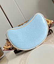 LV Croissant PM Monogram Vernis Leather Blue M24021 - 21x13x7cm - 6