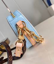 LV Croissant PM Monogram Vernis Leather Blue M24021 - 21x13x7cm - 3