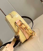 LV Croissant PM Monogram Vernis Leather Yellow - 21x13x7cm - 5