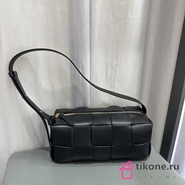 Bottega Veneta Small Brick Cassette Black - 23.5x10x10cm - 1