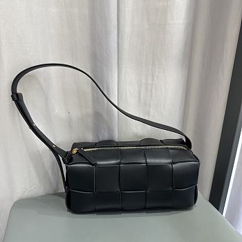 Bottega Veneta Small Brick Cassette Black - 23.5x10x10cm